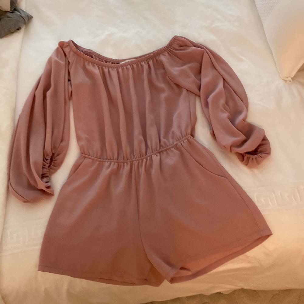 Blush pink romper